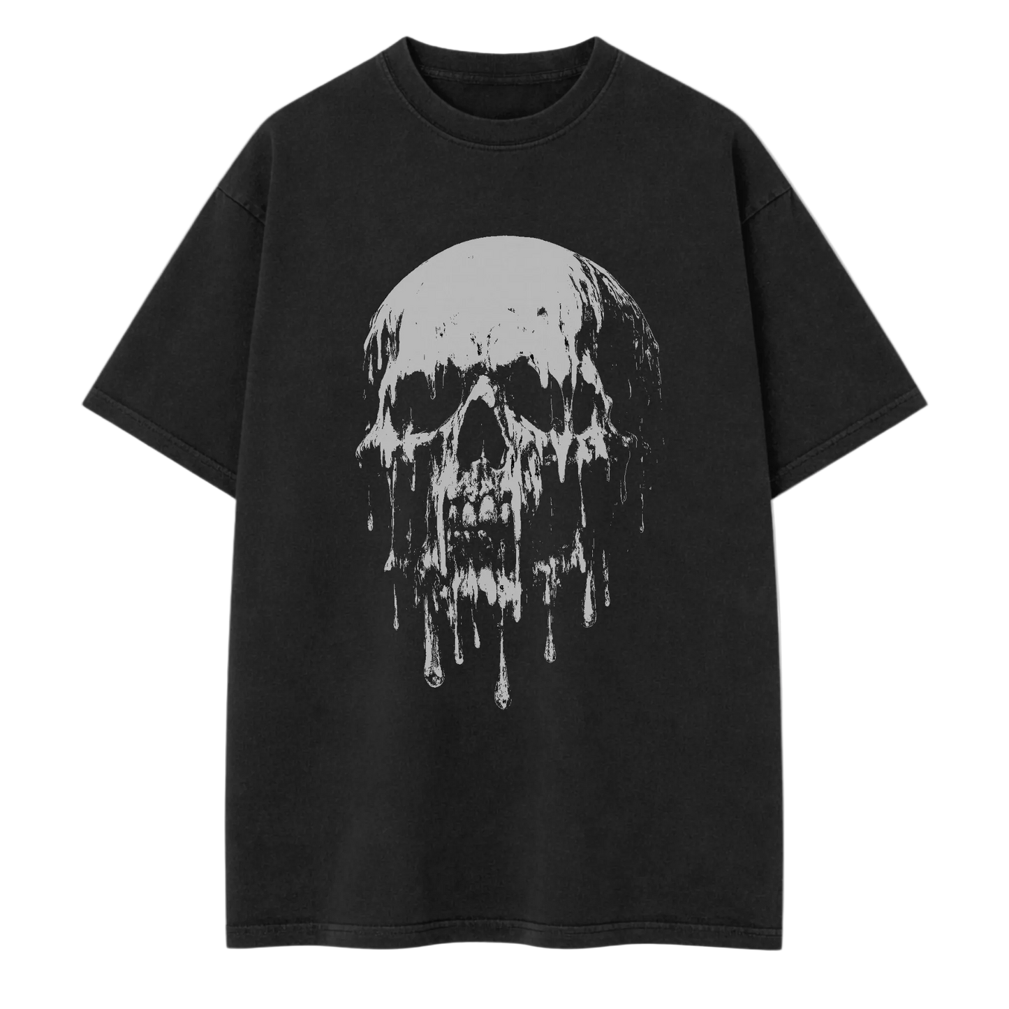 Melting Skull T Shirt