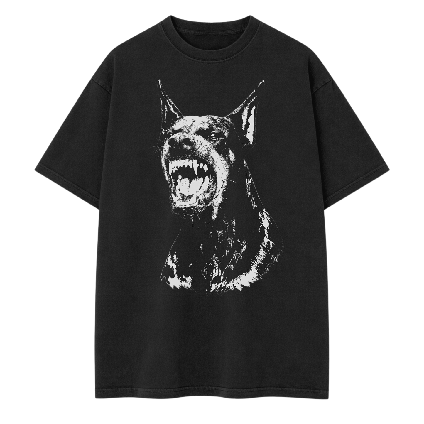 Doberman B/W T Shirt