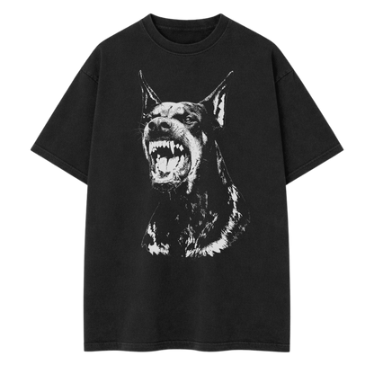Doberman B/W T Shirt