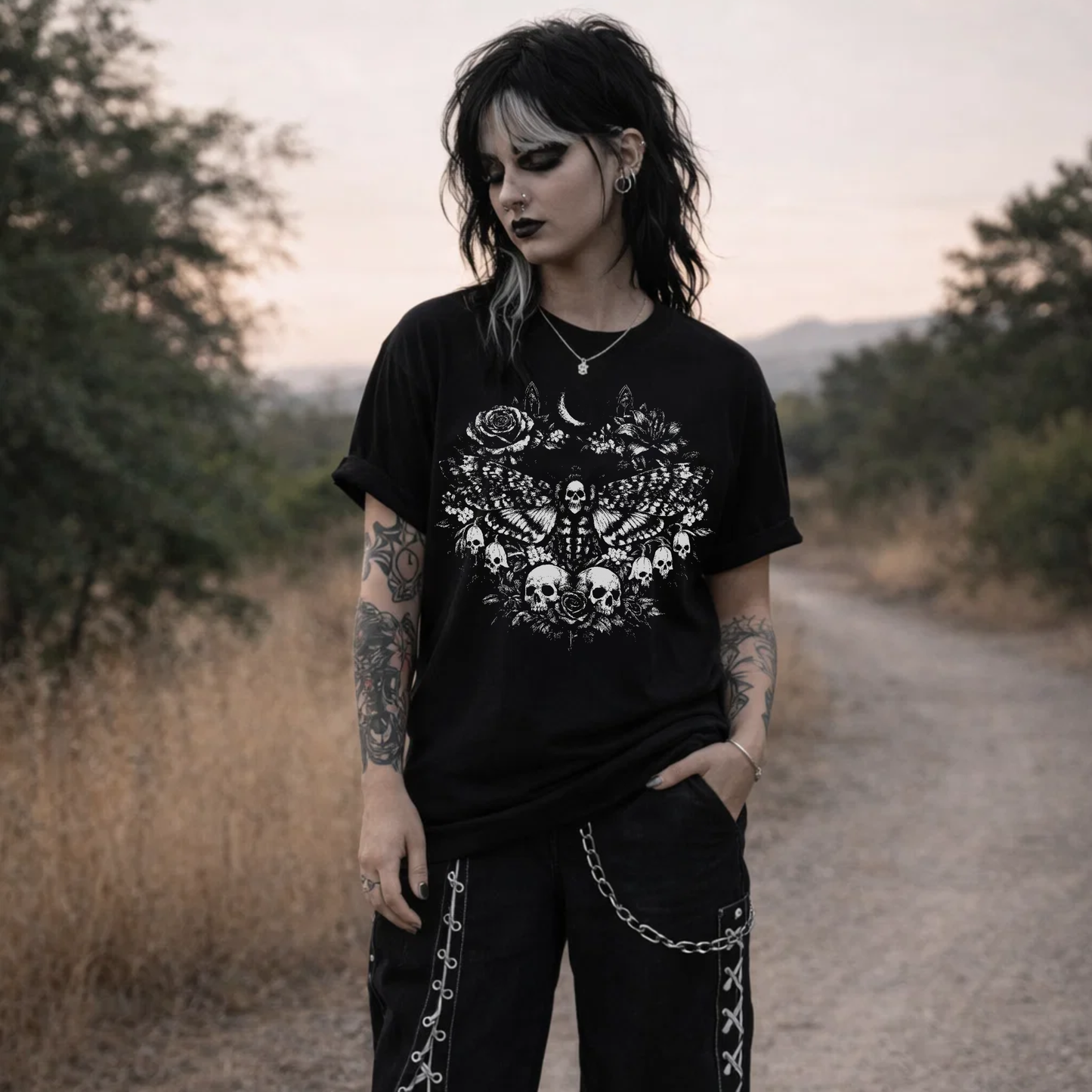 Gothic Death Moth T-Shirt