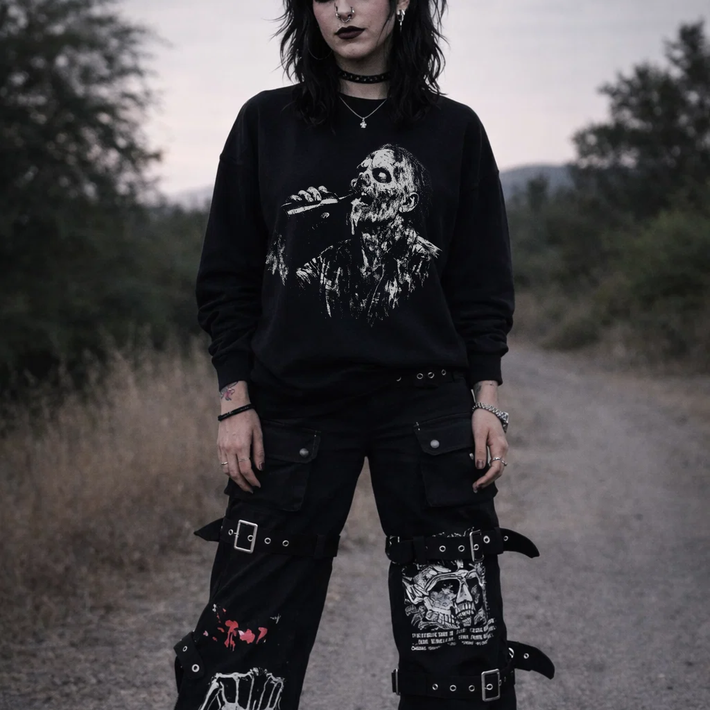 Drinking Zombie Sweatshirt