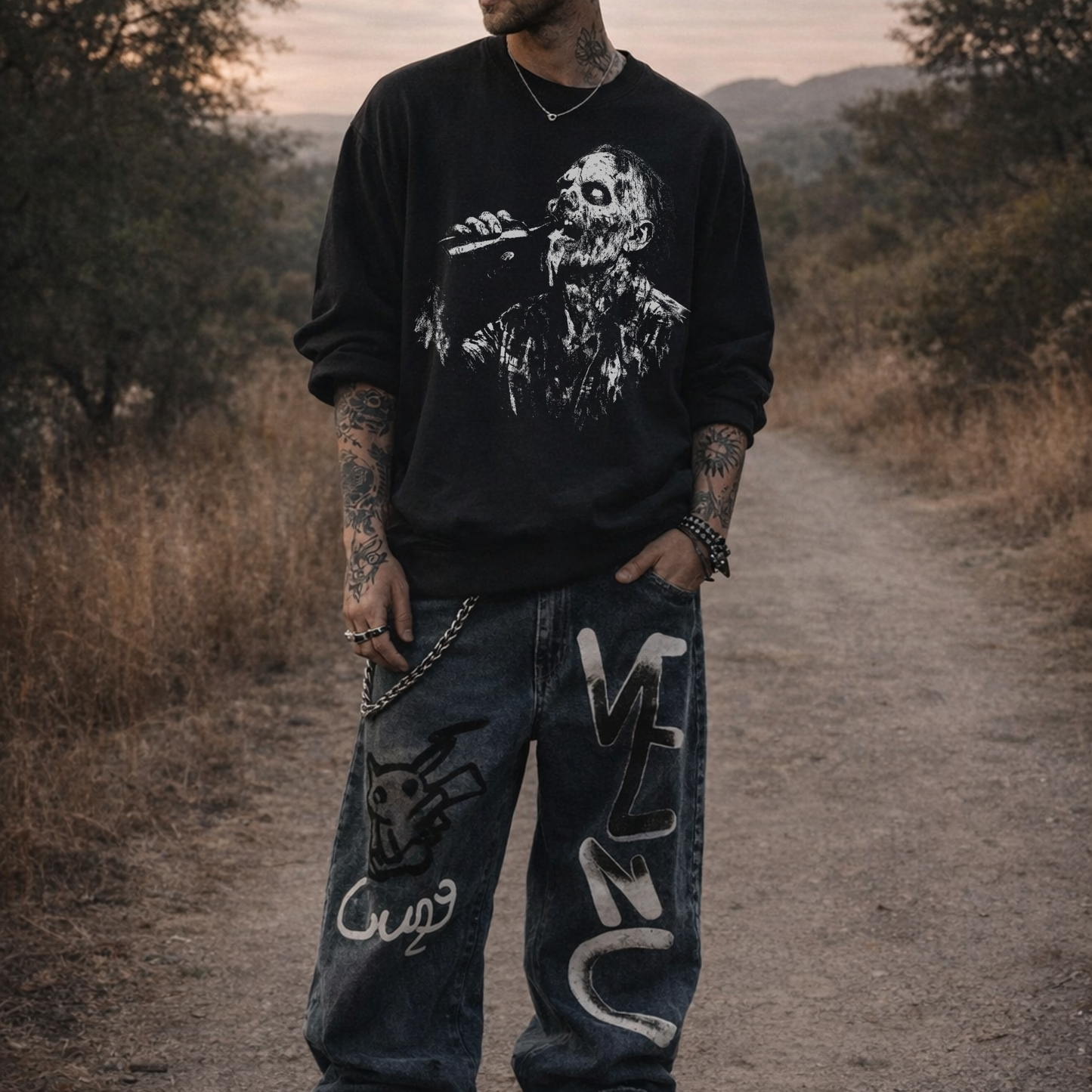 Drinking Zombie Sweatshirt