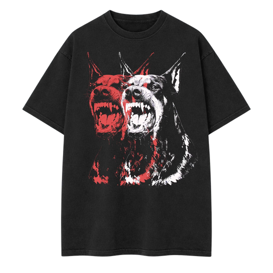 Doberman Glitch T Shirt