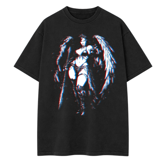 Glitch Gothic Angel T-Shirt